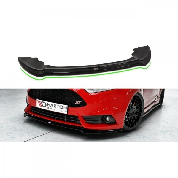 Front Ansatz V.3 für Ford Fiesta ST Mk7 FL schwarz Hochglanz