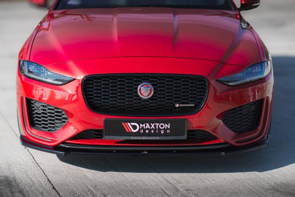 Front Ansatz für Jaguar XE R-Dynamic X760 Facelift schwarz Hochglanz
