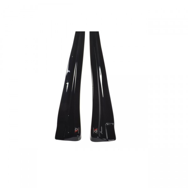 Seitenschweller Ansatz für MASERATI QUATTROPORTE MK.6 vor Facelift schwarz Hochglanz