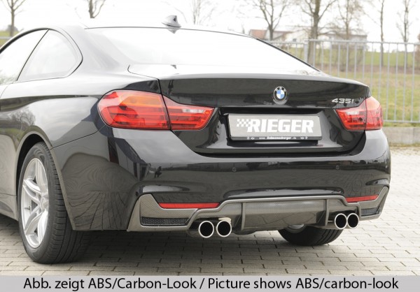 Rieger Heckeinsatz BMW 4er F36 (3C) Gran Coupé (5-tür.)