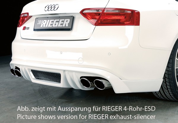 Rieger Heckschürzenansatz Audi A5 S5 (B8/B81) Sportback