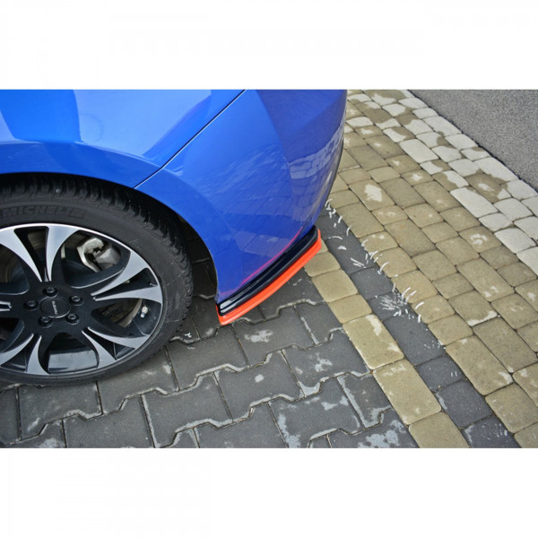 Heck Ansatz Flaps Diffusor passend für V.2 SUBARU BRZ FACELIFT schwarz Hochglanz