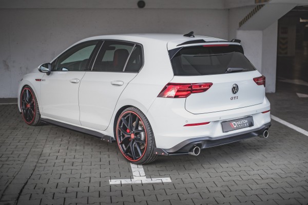Heck Ansatz Flaps Diffusor V.2 +Flaps für Volkswagen Golf GTI / GTE Mk8