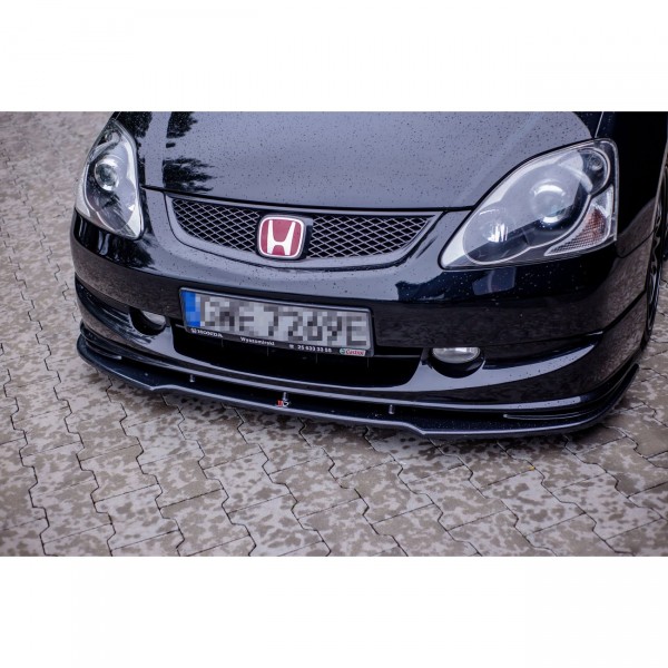 Front Ansatz V.1 für HONDA CIVIC EP3 (MK7) TYPE-R/S FACELIFT schwarz Hochglanz