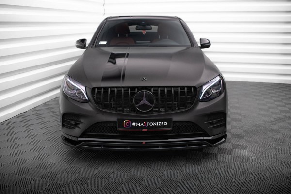 Front Ansatz für Mercedes-Benz GLC Coupe AMG-Line /43 AMG C253 schwarz Hochglanz