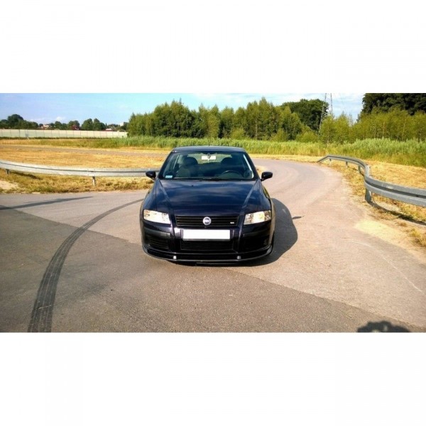 Front Ansatz für FIAT STILO 3 Türer schwarz Hochglanz