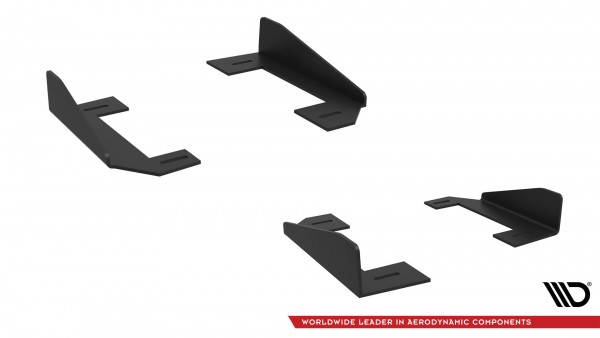 Side Flaps für Audi RS5 Sportback F5 schwarz Hochglanz