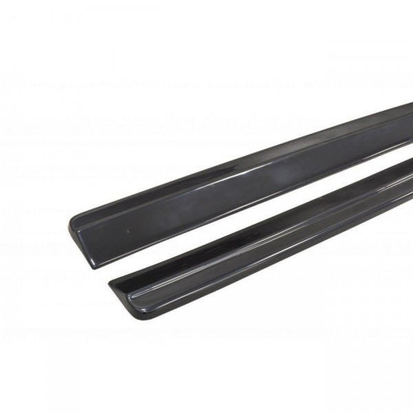 Seitenschweller Ansatz für Audi S8 D4 FL schwarz Hochglanz