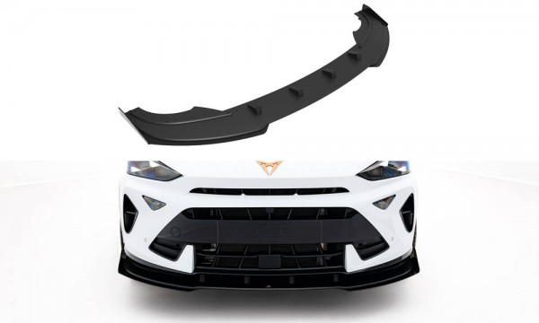 Street Pro Front Ansatz für +Flaps für + Flaps Cupra Formentor Mk1 Facelift schwarz Hochglanz