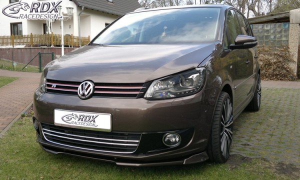 RDX Frontspoiler VARIO-X für VW Touran 1T1 Facelift 2011+ / Caddy 2011+ Frontlippe Front Ansatz Vorn