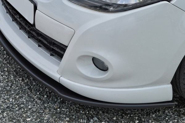 Cup Frontspoilerlippe aus ABS hochglanz schwarz Renault Clio 3, GT Bj.: 2009-2014 Passend für GT/ Go
