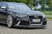 Cup Frontspoilerlippe aus ABS hochglanz schwarz Audi RS6,4G, C7 ab Bj.: 2013 - Avant Cup Frontspoilerlippe aus ABS hochglanz schwarz Audi RS6,4G, C7 ab Bj.: 2013 - Avant