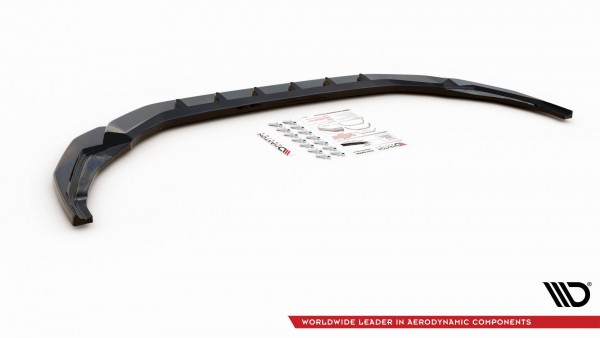 Front Ansatz V.4 für Audi S3 / A3 S-Line 8Y schwarz Hochglanz