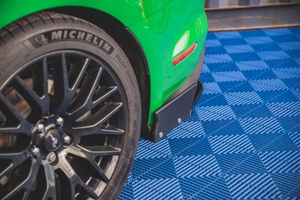 Heck Ansatz Flaps Diffusor V.1 +Flaps für Ford Mustang GT Mk6 Facelift