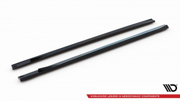 Seitenschweller Ansatz für V.1 für Mercedes-AMG GT 63 C192 schwarz Hochglanz