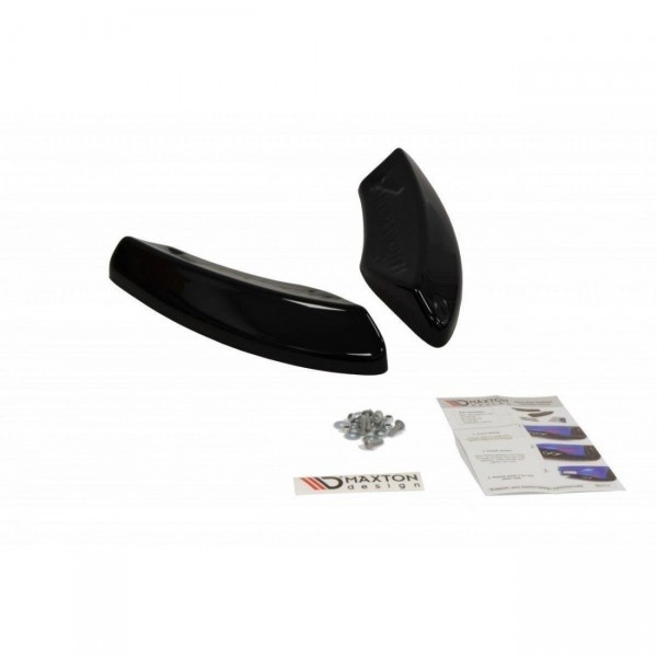 Heck Ansatz Flaps Diffusor für MAZDA CX-7 schwarz Hochglanz