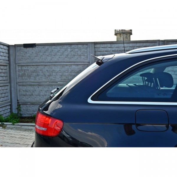 Spoiler CAP für Audi A4 B8 / B8 FL Avant schwarz Hochglanz