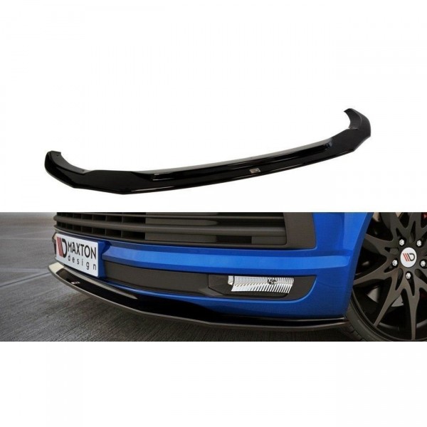 Front Ansatz V.2 für Volkswagen T6 schwarz Hochglanz