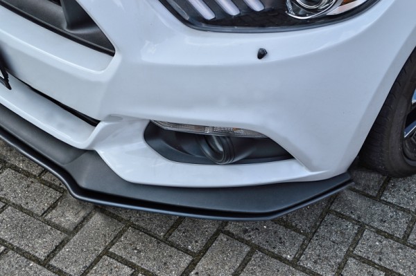CUP Frontspoilerlippe aus ABS hochglanz schwarz Ford Mustang Ab Bj.: 2014 - Nur passend für Mustang