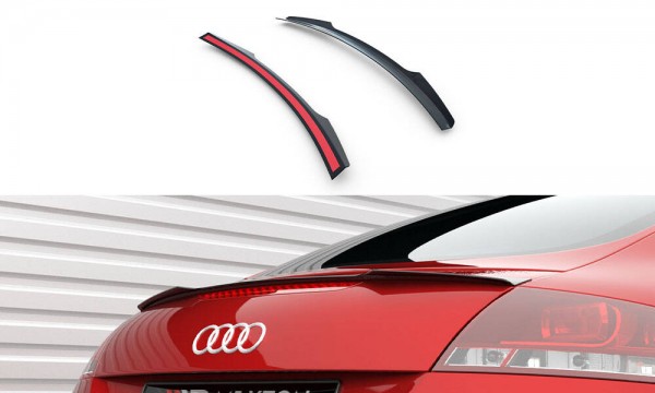 Spoiler CAP für Audi TT 8J schwarz Hochglanz