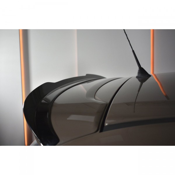 Spoiler CAP FIAT 500 HATCHBACK vor Facelift schwarz Hochglanz