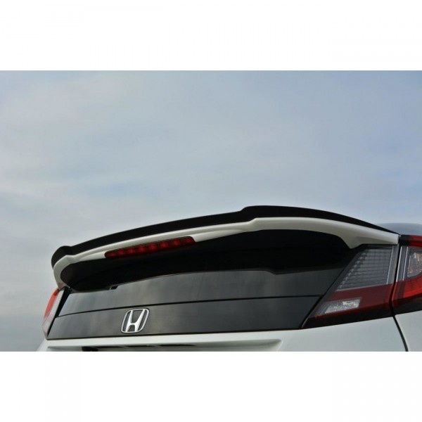 Spoiler CAP für Honda Civic Mk9 Facelift schwarz Hochglanz