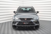 Front Ansatz V.1 für Cupra Ateca schwarz Hochglanz Front Ansatz V.1 für Cupra Ateca schwarz Hochglanz