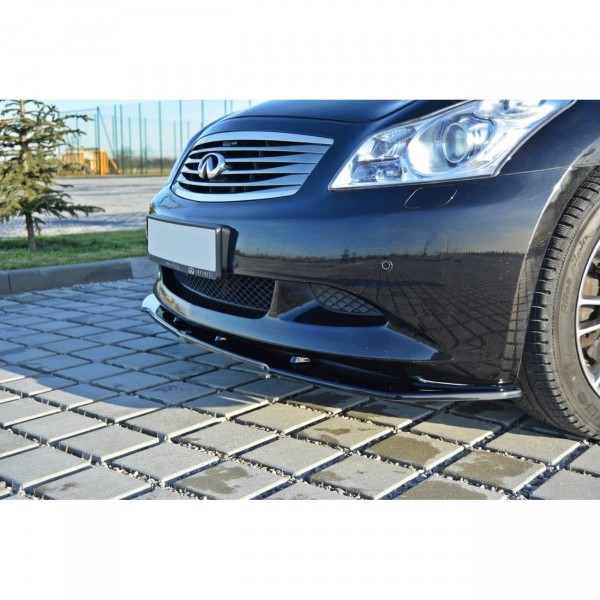 Front Ansatz V.1 für Infiniti G37 Limousine schwarz Hochglanz