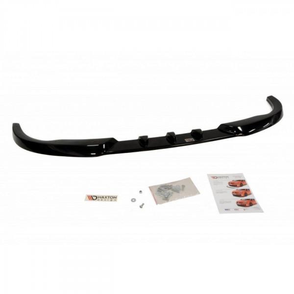 Front Ansatz für PEUGEOT 206 (für: CC, RC, GTI, S16, XSI, XS, SPORT) schwarz Hochglanz