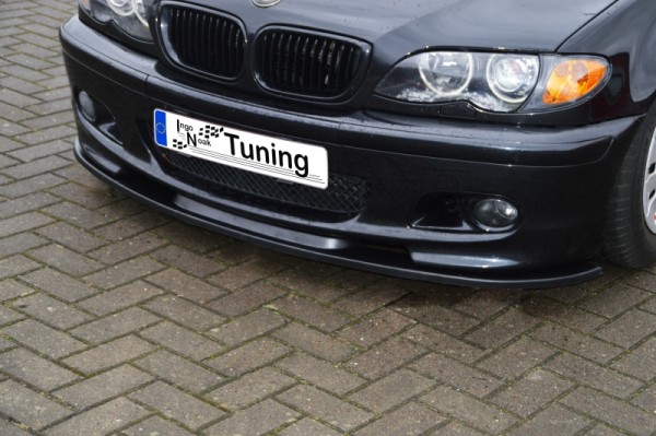 CUP Frontspoilerlippe aus ABS gefertigt hochglanz schwarz BMW 3er E46 Bj.: 1998-2007 Alle Ausführung