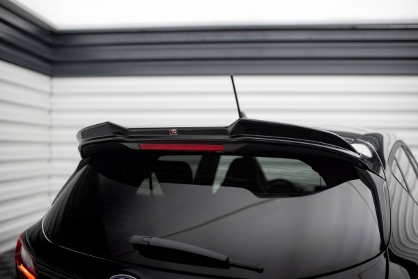 Spoiler CAP für 3D Ford Fiesta ST / ST-Line Mk8 schwarz Hochglanz
