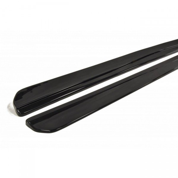 Seitenschweller Ansatz für SEAT IBIZA 4 SPORTCOUPE (vor Facelift) schwarz Hochglanz