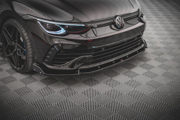 Front Ansatz V.2 +Flaps für Volkswagen Golf R Mk8