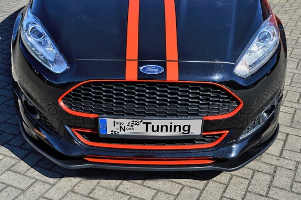 CUP Frontspoilerlippe aus ABS hochglanz schwarz Ford Fiesta, Sport, JA8, MK7, Facelift Ab Bj.: 2012-