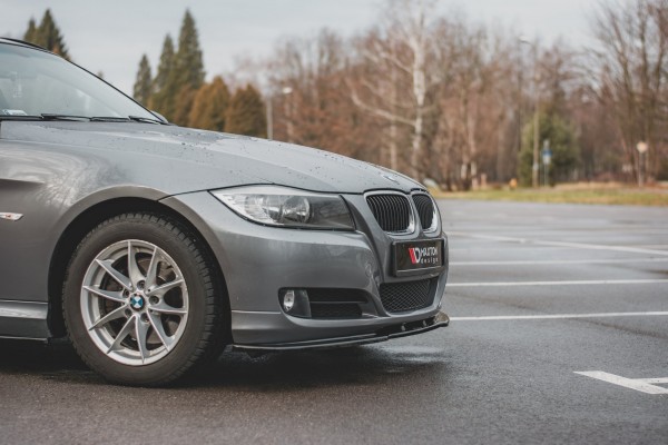 Front Ansatz V.2 für BMW 3er E90/E91 Facelift schwarz Hochglanz