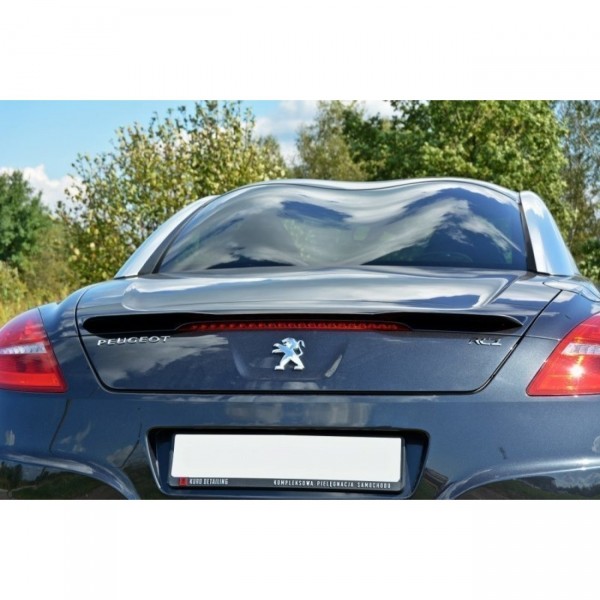 Spoiler CAP für Peugeot RCZ Mk1 / Mk1 Facelift schwarz Hochglanz
