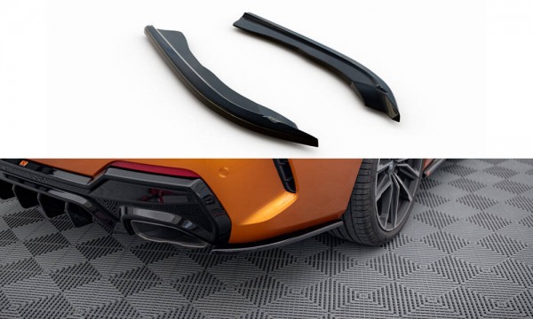 Heck Ansatz Flaps Diffusor V.5 für BMW 4er M440i G22 / G23 / G22 Facelift / G23 Facelift schwarz Hoc