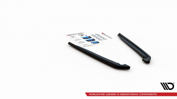 Heck Ansatz Flaps Diffusor für BMW 5er G30 Facelift M-Paket schwarz Hochglanz