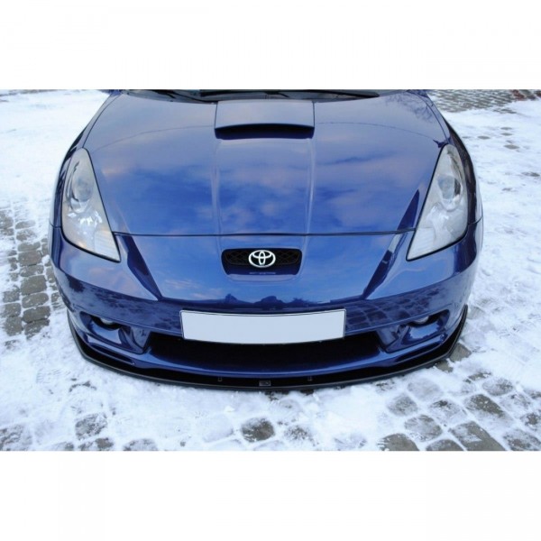 Front Ansatz für TOYOTA CELICA T23 TS vor Facelift schwarz Hochglanz
