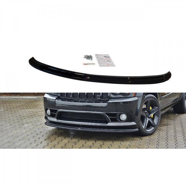 Front Ansatz V.1 für JEEP GRAND CHEROKEE WK STR8 schwarz Hochglanz
