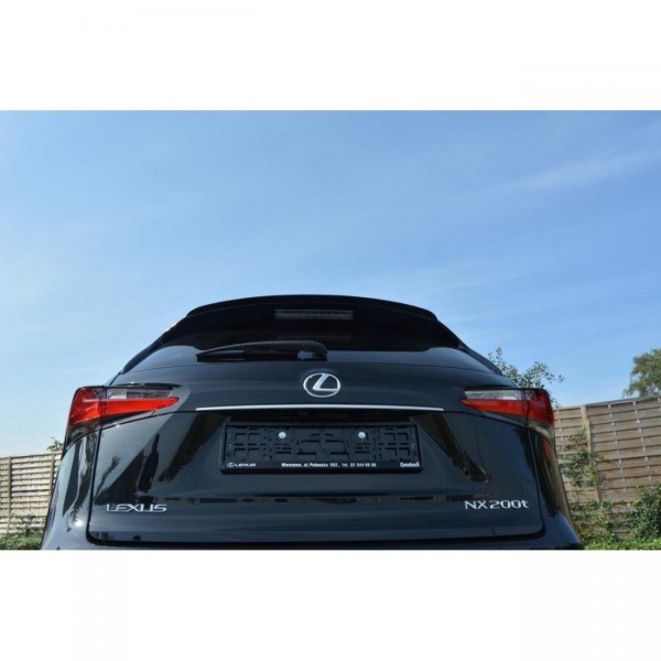 Spoiler CAP für Lexus NX Preface/Facelift schwarz Hochglanz