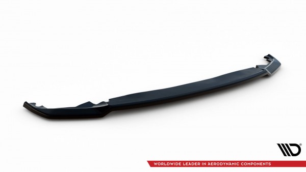 Zentrale Hinten Splitte Toyota Yaris Mk3 Facelift schwarz Hochglanz
