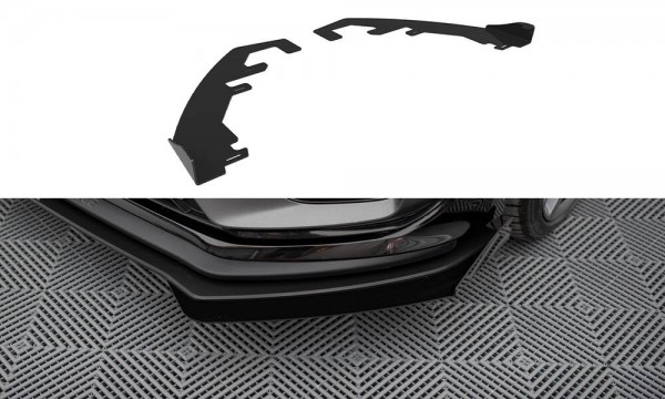 Front Flaps Ford Fiesta ST Mk8 Facelift schwarz Hochglanz