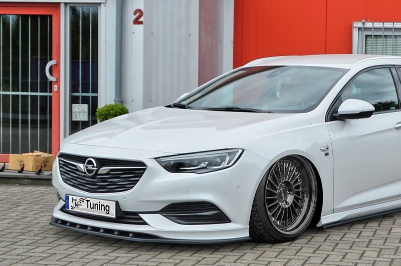 OPC-Line ABE Carbon Optik Spoilerschwert Frontspoiler aus ABS für Opel ADAM S