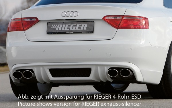 Rieger Heckschürzenansatz Audi A5 (B8/B81) Coupé