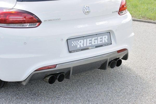 Rieger Heckeinsatz für R-Line Heckschürze VW Scirocco 3 (13) 2-tür.