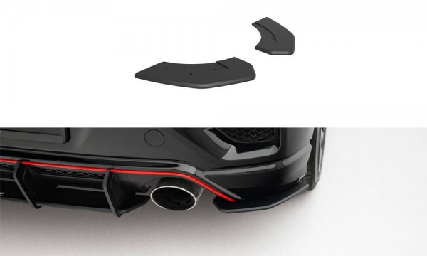 Street Pro Heck Ansatz Flaps Diffusor für Hyundai Veloster N Mk2