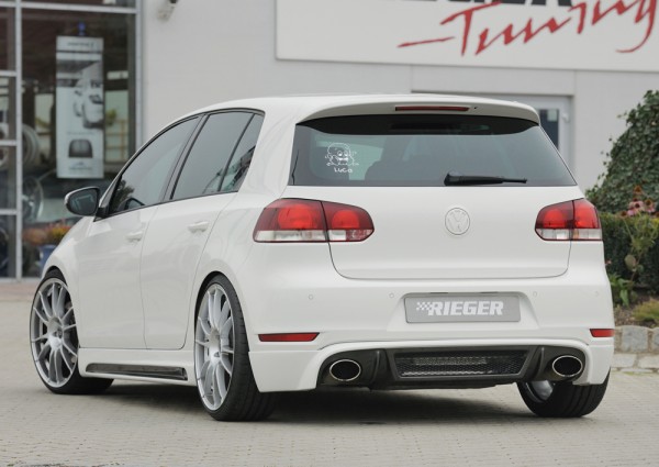 Rieger Heckschürzenansatz VW Golf 6 GTI Diffusor