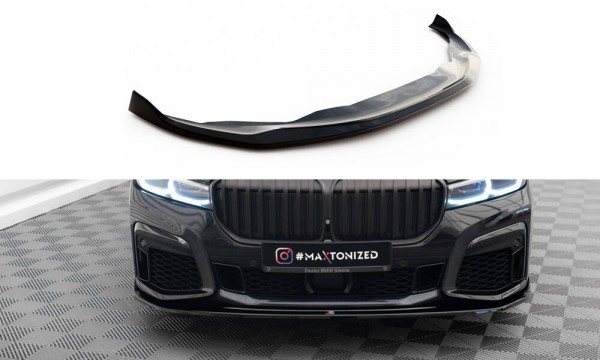 Front Ansatz V.4 für BMW 7 M-Paket G11 / G12 Facelift schwarz Hochglanz