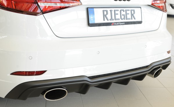 Rieger Heckeinsatz Audi A3 S3 (8V) 5-tür. (Sportback 8VA)